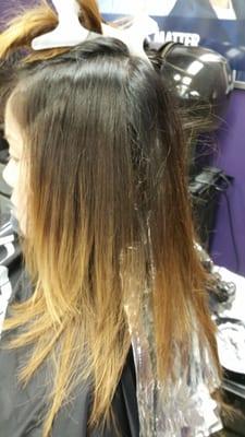 Before a grown out Ombre By Gabby Lopez  Supercuts in Costa Mesa 270 E 17 st  949-631-7990