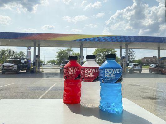 Quench your thirst with powerade!