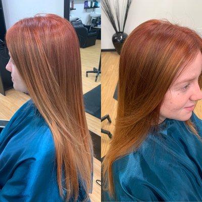 Beautiful New Copper to Blonde Melt