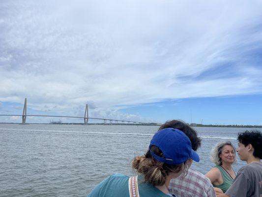 From the bow of the Ft Sumter Ferry