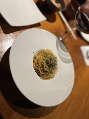 Salted Sea Urchin Sauce Spaghetti