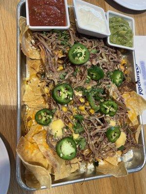 Smoked brisket nachos