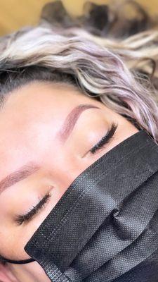 Soft Powder brow tattoo