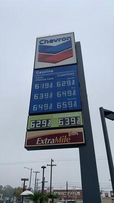 Gas prices 03/26/22