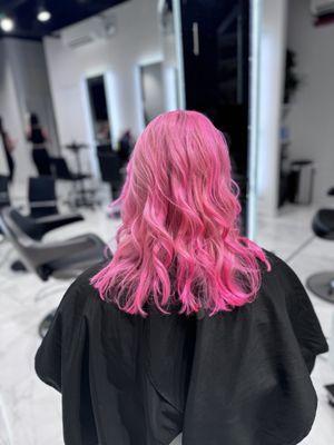 Beautiful pink color done by Danny