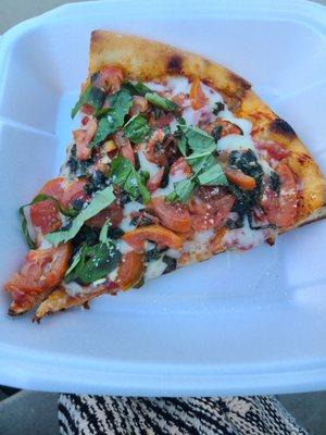 I asked for a recommendation and got this basil tomatoe slice and it was glorious!