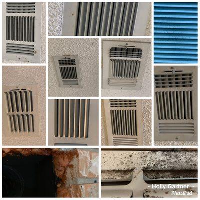 Condensation and/or mold on air vents!