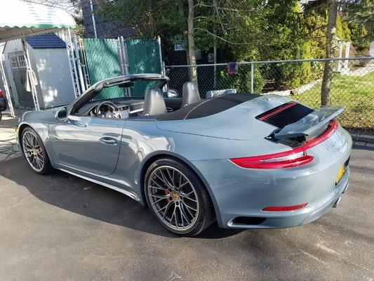 2017 Porsche Carrera 4s paint correction and inteior detail