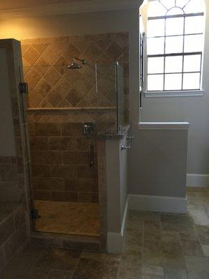 Frameless Shower