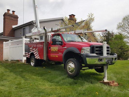 This customer put a fence around his well but we were still able to fix his problems with no problem