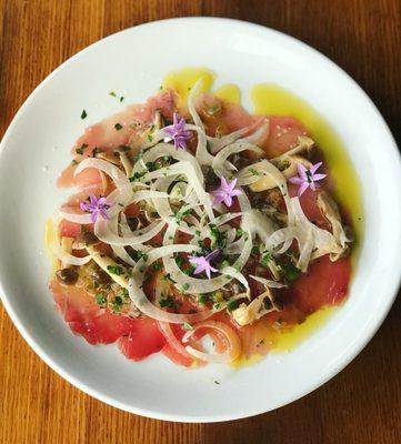 Ahi carpaccio