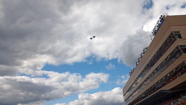 F-15 flyover