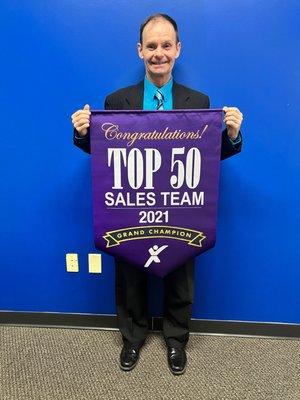 Top 50 Sales Team in the country