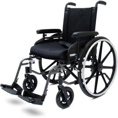 This manual wheelchair  is designed to meet the needs of active users. Its lightweight and easily fits into a car