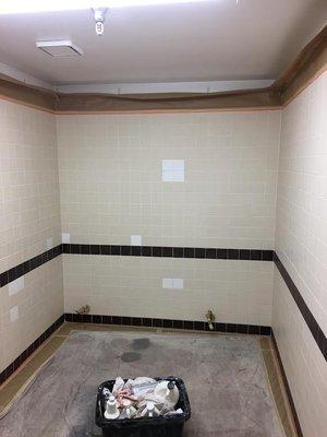 Commercial Restroom Before