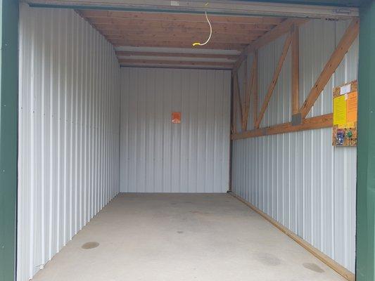 One of our 10x20 storage units