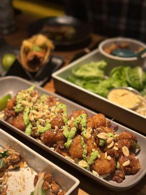 Tempura ginger chili shrimp