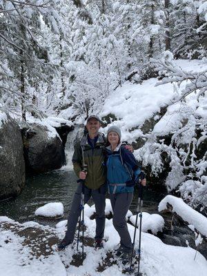 Enjoying our guided hike