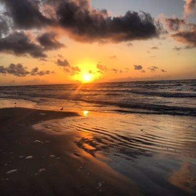 Sunrise on the beach