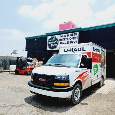 Pick up FoxFarm soil in any Uhaul Rental Truck!