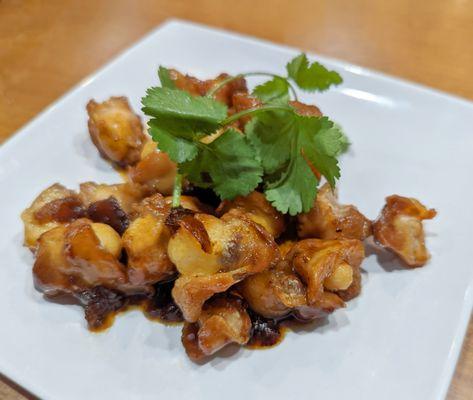 Chicken cartilage in tamarind sauce