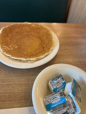 Pancake on side