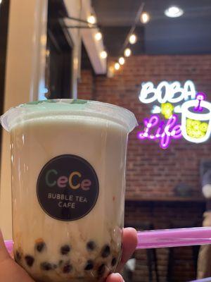 Birthday cake milk tea!