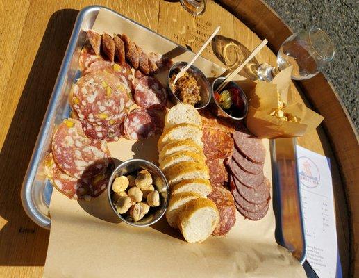 Crowing Hen charcuterie board