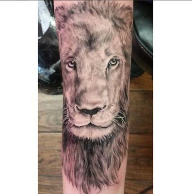 My lion done by Eric.