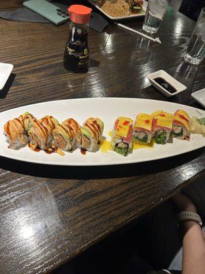 Rock N Roll and Mango Tuna Roll