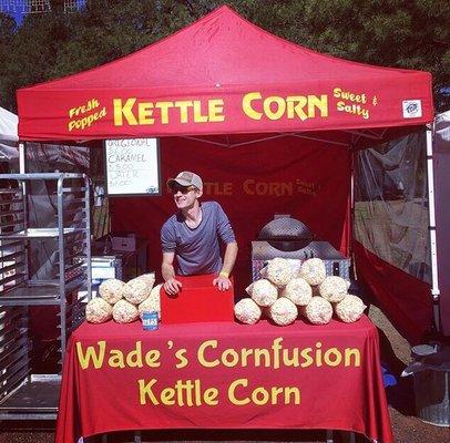 Wade's Kettle Corn booth