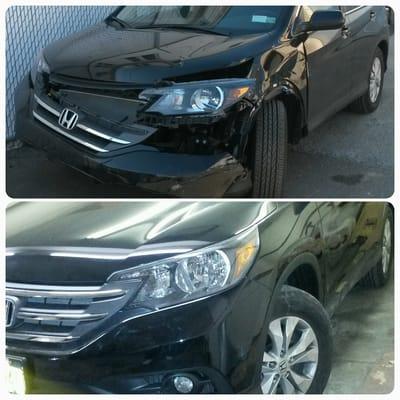 A Lil before and after 2013 Honda CRV