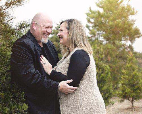 Christmas mini session at Christmas tree farm