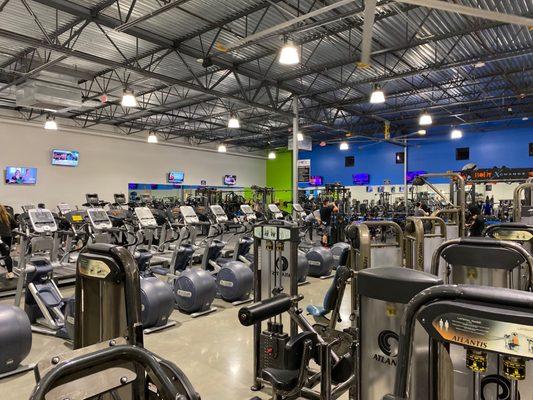 Interior of the gym