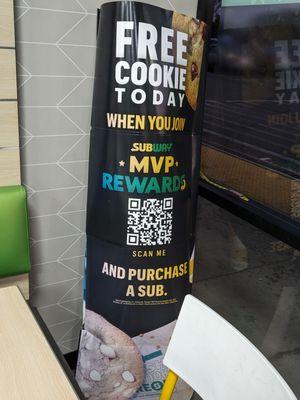 Join Subway MVP Rewards!