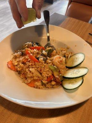 Shrimp Thai 62. Spicy Basil Fried Rice