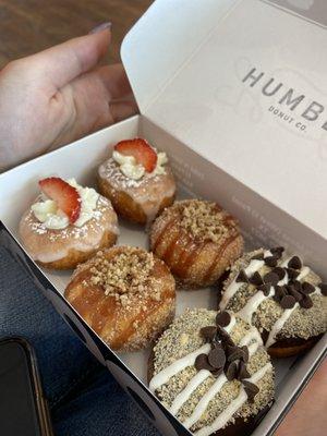 Fresh, hot, delicious, beautiful, made-to-order donuts!