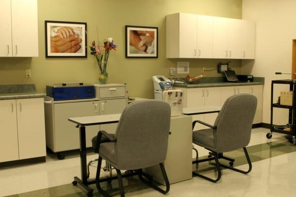 Fully equipped and staffed occupational therapy