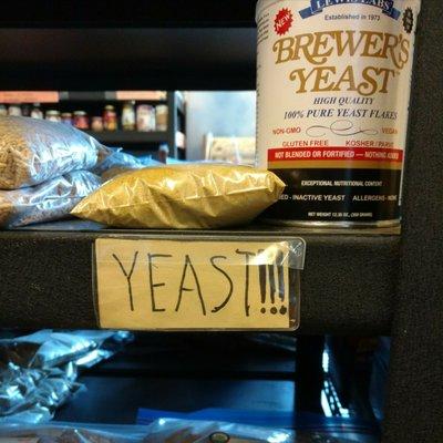 They are very excited about yeast