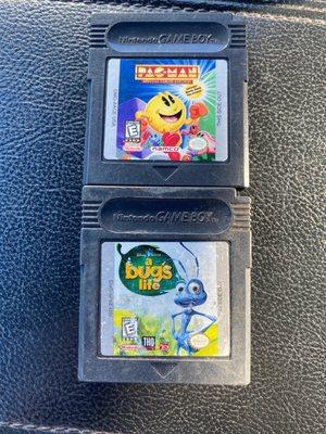 Game boy games. PAC man in great condition and a bugs life. Very reasonably priced as well