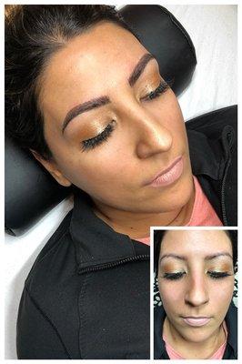 Microblading. Wanted soft arch and more fullness