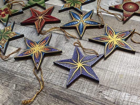 Star ornaments from The Dot Shop Gallery
 © 2023 Karen Johanson