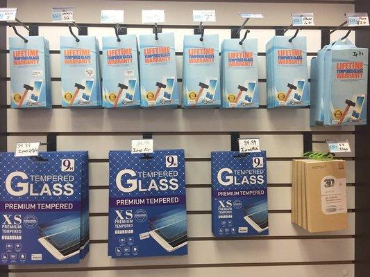 Lifetime warranty on screen protectors!