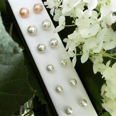 Cultured pearl earrings, $150 to $350.