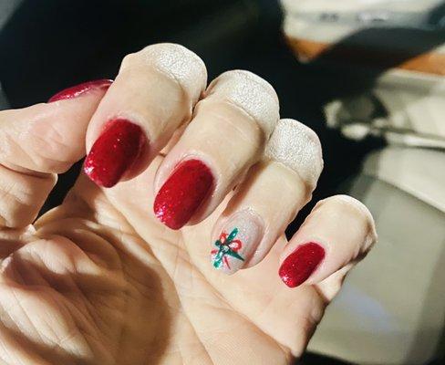 Christmas mani