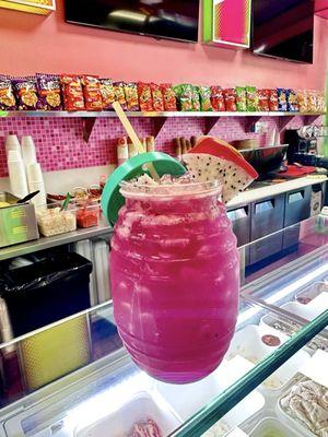 Dragonfruit lemonade