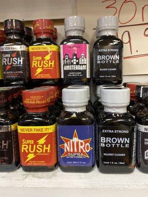 Red Super Rush, Brown Bottle 30ml &19.99 (817)454-6127 to ship