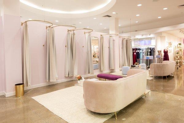 Bridesmaid dress showroom in Lincoln Park