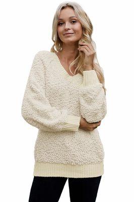 Cream sweater