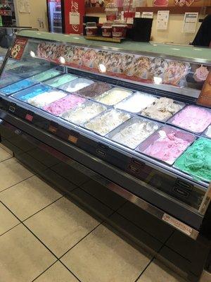 The ice creams